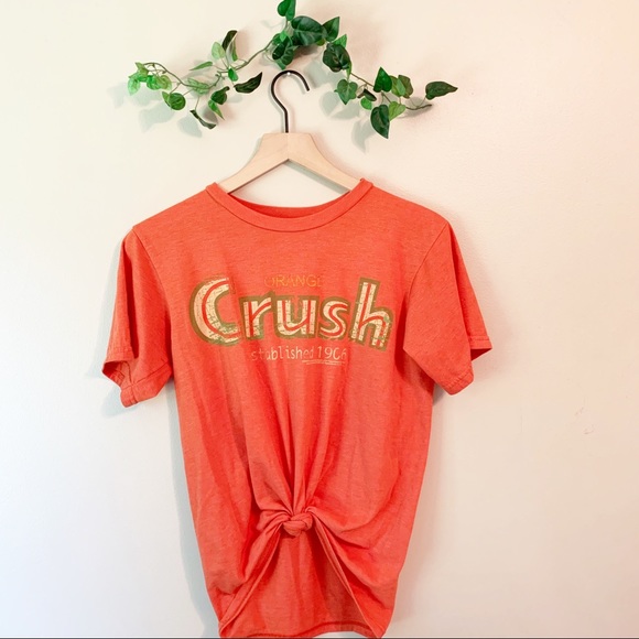 Vintage Tops - Vintage Orange Crush | Knotted T-Shirt